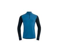 Sous maillot devold duo active merino 205 z neck bleu homme