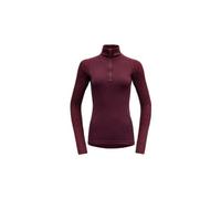 Sous maillot devold duo active merino 205 z neck rouge femme