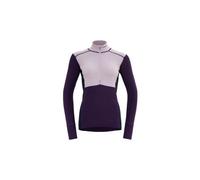 Sous maillot devold lauparen merino 190 col zippe violet femme