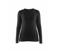 Blåkläder Femmes Funktionsous-vêtements Protection contre les flammes Thermo-Shirt 68% Mérino 72131075 L