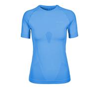FALKE Warm Round Neck W S/s Ts fil fonctionnel séchage rapide 1 pièce, Couche de base supérieure Femme, Bleu Blue Note 6545, M