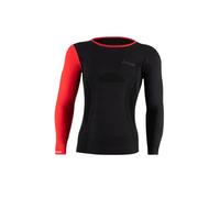Sous maillot manches longues à col rond Lenz Merino 6.0 Noir M