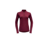 Sous maillot manches longues devold breeze half zip neck rouge femme