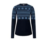 Kari Traa - Haut technique en laine de mérinos - Vilma LS Sea pour Femme en Laine - Taille M - Navy Navy M