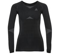 Sous maillot manches longues femme - Odlo - Performance Evolution Warm - Noir/gris - Respirant - Ski M