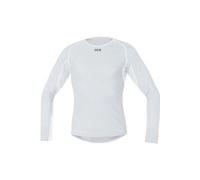 GOREWEAR M GORE® WINDSTOPPER® Base Layer Thermo Maillot à manches longues, Light Grey/White, M