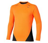 Mizuno – Sous-maillot Tech Thermal Charge manches longues Orange 2XL Homme