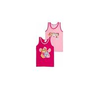 Sous-maillot Paw Patrol pour fille - Débardeur enfant sous-vêtements rose/rouge 110/116 (pack de 2)