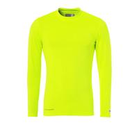 uhlsport Distinction Colors Baselayer - T-Shirt Technique à Manches Longues pour Homme et Femme - sous-vêtement de Sport près du Corps, idéal pour Le Football, l'entraînement et la Course à Pied