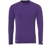 UHLSPORT - DISTINCTION COLORS BASELAYER - Sous Maillot Manche Longues - Matière Légère - Coupe Moulante Ajustée - violet - FR : L (Taille Fabricant : L)