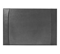 Sous-main à bandes latérales Quo Vadis Satiny 56x38 cm Noir Cuir NOIR