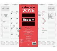 Sous-Main À Spirale Pour Mois Vista 2026 Janvier 2026 - Décembre 2026 (12 Mois) Neutre Espagnol