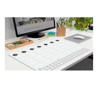 Sous-main bloc papier / Calendrier mural, noir-blanc