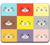 sous Main Bureau Chat Mignon, Visage Kawaii, Personnage Animal Protection