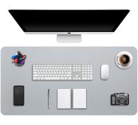 Sous-Main Bureau Xxxxl, Tapis De Bureau, Tapis De Clavier Et Souris, Tapis De Portable, Pad Écriture, Mouse Pad, Pour Bureau/Maison/Gaming, Pu Étanche + Suède Antidérapant 120 X 60Cm
