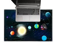 Sous-main carte du monde - Tapis d'écriture dinosaure coloré, protecteur de table sur le thème de l'espace | Imperméable et créatif pour bureau, bureau, bureau, bureau, salle de classe