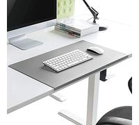 Sous-main de bureau avec rebord de fixation, tapis pour ordinateur portable, sous-main antidérapant, tapis de bureau en cuir PU, tapis de souris étanche avec protection des bords