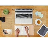 Sous-main de bureau givré, tapis d'écriture durable pour jouer/taper, 90 x 60 cm, antidérapant et imperméable pour bureau, tapis de protection à bords arrondis, sans bulles