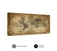 Sous-main de bureau Subblim Carte du monde vintage - Taille 900x400x3 mm - Espac