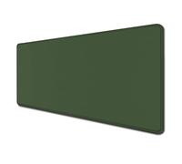 Sous-main de bureau, tapis de souris, tapis de bureau avec base antidérapante et bords cousus, tapis de clavier à motif personnalisé pour ordinateur portable, bureau et maison, 80 x 40 cm, vert