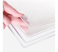 Sous-main de bureau transparent antidérapant 2 mm en plastique imperméable pour bureau, table et tiroir, durable, facile à nettoyer, surface antidérapante (80 x 170 cm)