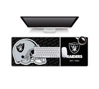 Sous-main de bureau YouTheFan NFL Las Vegas Raiders avec logo SMU