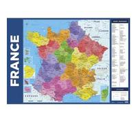 Sous-main scolaire Carte de France 2017