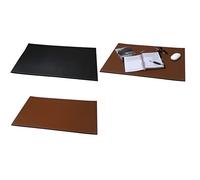 Sous-main en cuir - ALASSIO - Cognac - 650x450 mm - Élégant et pratique - Idéal pour bureau