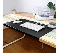 sous-Main en Cuir PU épaissir,Tapis de Souris Grand Bureau,Épaisseur 4mm,Imperméable,Antidérapant Verrouillage du Bord,Tapis de Bureau-Tableau d'écriture-Tapis de Souris dans Une