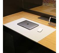 sous-Main en Cuir PU épaissir,Tapis de Souris Grand Bureau,Épaisseur 4mm,Imperméable,Antidérapant Verrouillage du Bord,Tapis de Bureau-Tableau d'écriture-Tapis de Souris dans Une