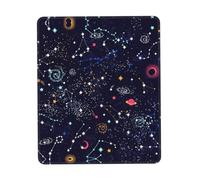 Sous-main en forme de carte de constellation d'étoiles, lavable pour bureau/jeux/écriture, base en caoutchouc, surface en polyester