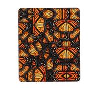 Sous-main Heaps of Orange Monarch Butterflies - Lavable pour bureau/jeux/écriture - Base en caoutchouc - Surface en polyester