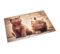 Sous-main - LAUFER - Chats fouineurs - 400 x 530 mm - Antidérapant - Durable - Nettoyable