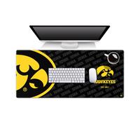 Sous-main NCAA Iowa Hawkeyes avec logo YouTheFan