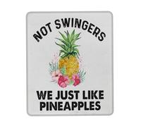 sous-Main Nous ne Sommes Pas des échangistes, Nous Aimons Juste Les | ananas. Protection Bureau Jeux vidéo 25x30CM Anti-Rutsch Tapis Bureau Waschbares Tapis de Souris Esports Travail