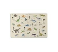 Sous-main pour enfant - Motif dinosaure ABC - 60 x 40 cm - En vinyle de qualité supérieure - Fabriqué en Allemagne