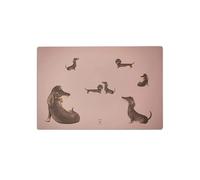 Sous-main pour enfant - Motif teckel berry - 60 x 40 cm - En vinyle de qualité supérieure - Fabriqué en Allemagne