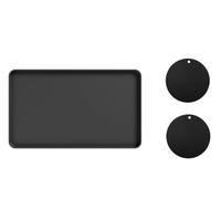 Sous-main pour machine à café et machine à café automatique avec 2 tapis en silicone étanches et antidérapants, compatible avec De Longhi Magnifica, Siemens EQ.6 Plus Serie