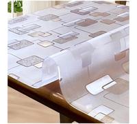 Sous-main PVC 1,7 mm d'épaisseur - Imperméable, antidérapant et résistant à la chaleur - Protection vinyle pour bureau, table à manger et table basse - Motif géométrique en treillis