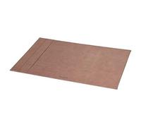 Rhodia Sous-main rigide 194481C Bois de rose 60 x 40 cm Simili cuir Piqûres sellier orange