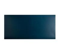 Exacompta - Réf. 29162E - 1 Sous-mains souple Home Office - en simili cuir (polyuréthane) bicolore - souple et résistant, protège bureau, tapis de souris -43x90 cm-couleur tropique/canard -livré roulé