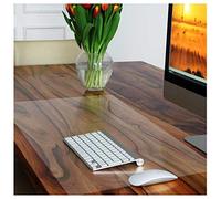 Sous-main transparent casa pura® PVC | protection meuble, table | discret | blanc transparent, 50x65cm
