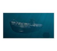 Sous-marin 1941, derrière les lignes ennemies Poster de Peter Weishaupt 40 x 20 cm Tableaux Décoration murale