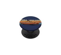 sous-Marin de la ato Full Speed Ahead Retro Sunset Graphic PopSockets PopGrip Adhésif