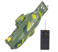 Sous-marin Jouet, 6 Canaux Mini Télécommande Simulation Vert Télécommande Enfant pour Enfants Cadeau d'Anniversaire Jeu Éducatif Activités Intérieures