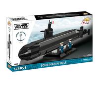 Cobi Jeu de construction Sous-marin SNLE 4859 – 4 en 1 Marine nationale Noir