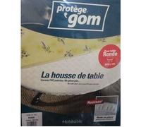 Sous nappe gom ronde élastiqué - Protège TABLE ROND - pour table de 1m15 à 1m25