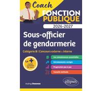 Sous-officier de gendarmerie: Catégorie B, concours externe & interne