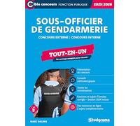 Sous-officier de gendarmerie - Tout-en-un (Catégorie B - Concours 2025-2026): Concours externe - Concours interne