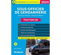 Sous-officier de gendarmerie - Tout-en-un Concours externe - concours interne - Marc Dalens - Studyrama Eds - broché - Scolaire / Universitaire